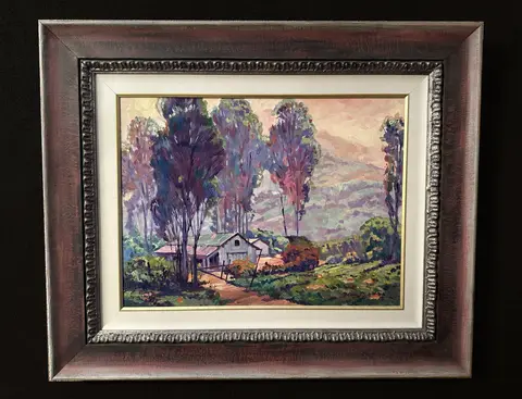 California Ranch Evening by David Lloyd Glover