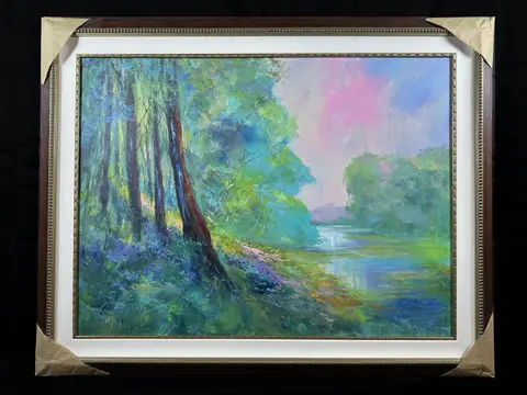 Dawn on the Riverbank by Michael Schofield