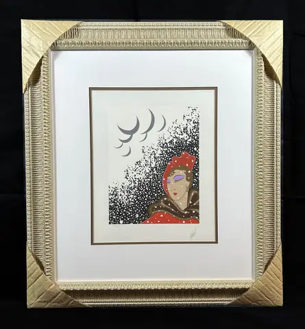 Winter by Erté